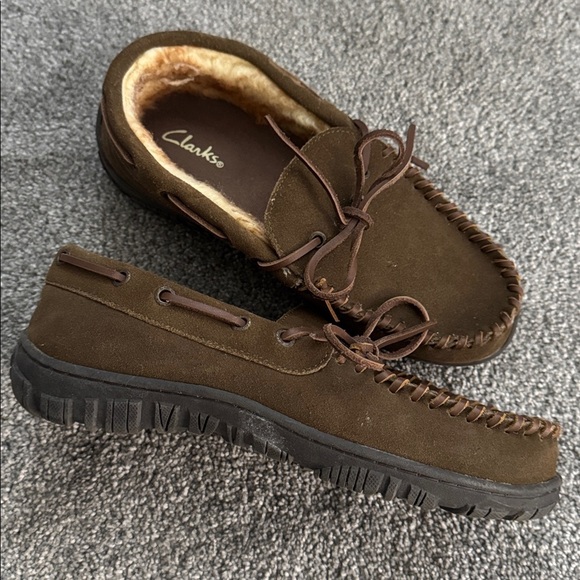 Clarks Other - Clarks Dark Brown Moccasin Shoes